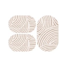 بالاص 98360 (بيضوي, ( O 80X130 + 2O 65X100 ), بيج)