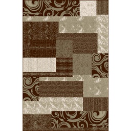 NOUR 50813 (Rectangulaire, 250X400, MARRON CAFE)