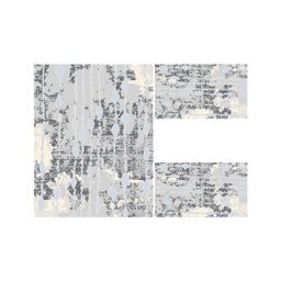 TERCAN 78730 (Rectangular, ( T 100X130 + 2T 60X100 ), GRIS CLAIRE)