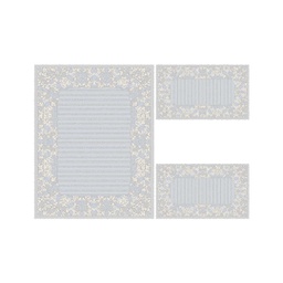 TERCAN 78752 (Rectangulaire, ( T 100X130 + 2T 60X100 ), GRIS CLAIRE)