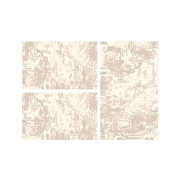 MUGLA 97870 (Rectangulaire, ( T 80X130 + 2T 65X100 ), ECRU SHRINK_BRONZE)