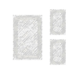 MERSIN 99710 (Rectangulaire, ( T 150X220 + 2T 75X120 ), GRIS CLAIRE)