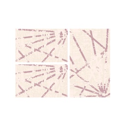 MUGLA 99490 (Rectangulaire, ( T 80X130 + 2T 65X100 ), CREME SHRINK_BOIS DE ROSE)