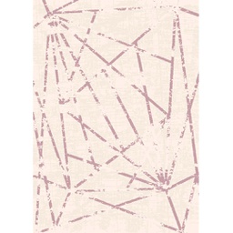 MUGLA 99490 (Rectangular, 200X280, CREME SHRINK_BOIS DE ROSE)