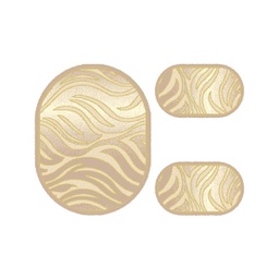 BRAGA 98720 (Ovale, ( O 100X130 + 2O 60X100 ), MARRON BRONZE)