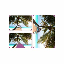 RUBIS 0758A (Rectangular, ( T 60X90 + T 40X60 + T 40X60 ), MULTI COULEURS, Lamination)