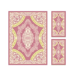 PLAZA 92371 (Rectangulaire, ( T 160X220 + 2T 60X110 ), BOIS DE ROSE)