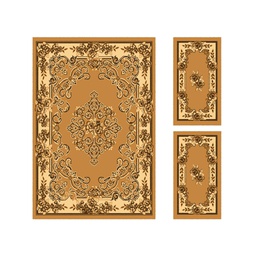 رولاكس 20059 (مستطيل, ( T 150X220 + 2T 60X110 ), بني عسلي)