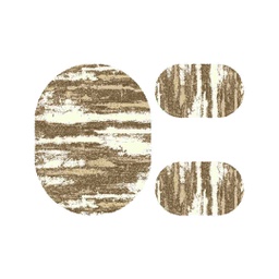 أنقرة 90870 (بيضوي, ( O 100X130 + 2O 60X100 ), لون القهوة البني)