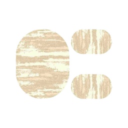 ANKARA 90870 (Oval, ( O 100X130 + 2O 60X100 ), BEIGE)