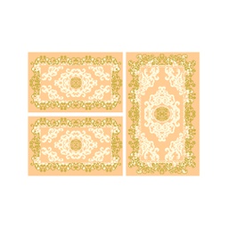 PLAZA 92351 (Rectangular, ( T 80X130 + 2T 65X100 ), SAUMON)