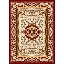 VALENCIA 92580 (Rectangular, 200X280, BORDEAUX_CREME)