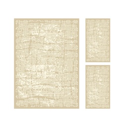 ANKARA 98461 (Rectangular, ( T 160X220 + 2T 60X110 ), IVOIRE)
