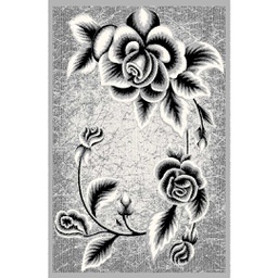 NOUR 60770 (Rectangulaire, 165X230, GRIS CLAIRE)