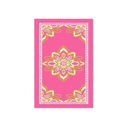 AZHAR 97160 (Rectangulaire, 60X110, ROSE BONBON)