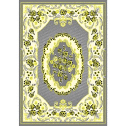 AZHAR 97170 (Rectangulaire, 190X270, GRIS FONCE)