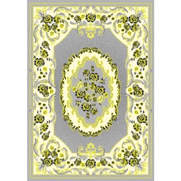 AZHAR 97170 (Rectangular, 190X270, GRIS CLAIRE)