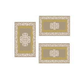 PLAZA 96761 (Rectangulaire, ( T 80X130 + 2T 65X100 ), IVOIRE)