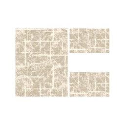 ANKARA 98470 (Rectangular, ( T 100X130 + 2T 60X100 ), IVOIRE)