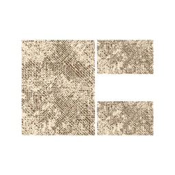 ANKARA A1200 (Rectangulaire, ( T 100X130 + 2T 60X100 ), IVOIRE)