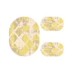 ANKARA A1150 (Oval, ( O 100X130 + 2O 60X100 ), MARRON MIEL)
