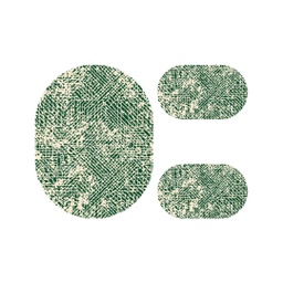 ANKARA A1200 (Oval, ( O 100X130 + 2O 60X100 ), VERT EMERAUDE)