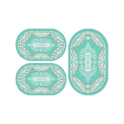 PLAZA 9237F (Oval, ( O 80X130 + 2O 65X100 ), BLEU)