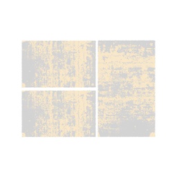 DUBAI 9248L (Rectangulaire, ( T 80X130 + 2T 65X100 ), GRIS CLAIRE)