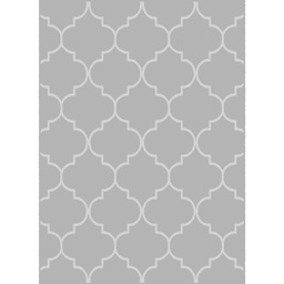 MELODIE 9789B (Rectangular, 190X275, GRIS CLAIRE_GRIS CLAIRE)
