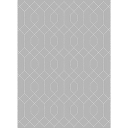 MELODIE 9795B (Rectangular, 190X275, GRIS CLAIRE_GRIS CLAIRE)