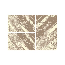 DUBAI 9458L (Rectangular, ( T 80X130 + 2T 65X100 ), MARRON BRONZE)