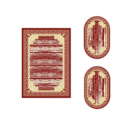 براغا 98730 (مجموعات مختلفة, ( T 155X220 + 2O 90X55 ), أحمر عنابي)