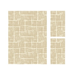 ANKARA 98471 (Rectangulaire, ( T 160X220 + 2T 60X110 ), IVOIRE)