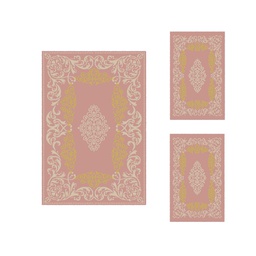 PRINTEMPS 84380 (Rectangulaire, ( T 150X220 + 2T 75X120 ), BOIS DE ROSE)