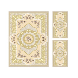 VALENCIA 93000 (Rectangular, ( T 160X220 + 2T 60X110 ), IVOIRE CLAIRE_CREME)