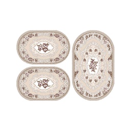 VALENCIA 92940 (Ovale, ( O 80X130 + 2O 65X100 ), IVOIRE CLAIRE_CREME)