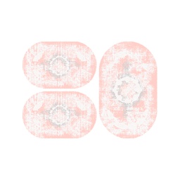 دبي A0130 (بيضوي, ( O 80X130 + 2O 65X100 ), وردي خشبي)