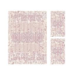 DUBAI A0970 (Rectangular, ( T 160X220 + 2T 60X110 ), BOIS DE ROSE)