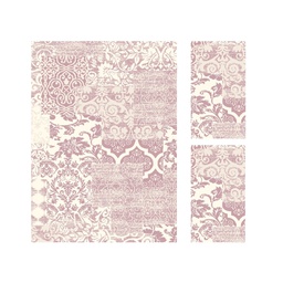 DUBAI 99741 (Rectangular, ( T 160X220 + 2T 60X110 ), BOIS DE ROSE)