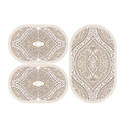 BRAGA 95651 (Oval, ( O 80X130 + 2O 65X100 ), ECRU)