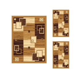 NOUR 6292X (Rectangulaire, ( T 100X137 + 2T 66X110 ), MARRON MIEL)