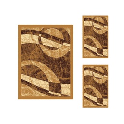 NOUR 6293X (Rectangulaire, ( T 100X137 + 2T 66X110 ), MARRON MIEL)