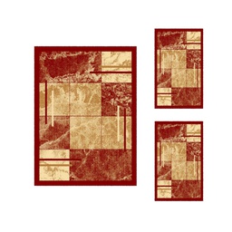 NOUR 6334X (Rectangular, ( T 100X137 + 2T 66X110 ), BORDEAUX)