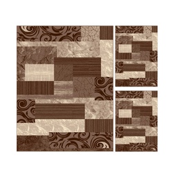 NOUR 5081X (Rectangular, ( T 140X220 + 2T 60X110 ), BRUN PALE)
