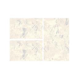MADRID 93110 (Rectangular, ( T 80X130 + 2T 65X100 ), BLANC CASSE SHRINK_GRIS CLAIR)