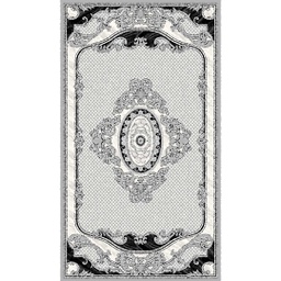 MELODIE 8661C (Rectangulaire, 190X350, GRIS CLAIRE_GRIS CLAIRE)