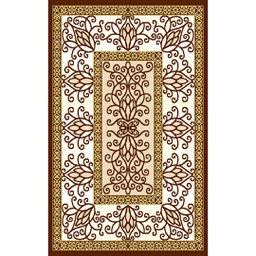 BRAGA 98740 (Rectangulaire, 250X400, MARRON BORDEAUX)