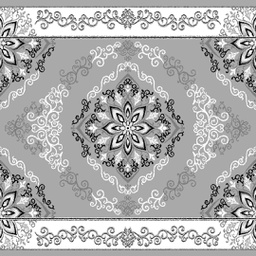 NOUR 5896L (Rectangular, 200X150, GRIS CLAIRE)