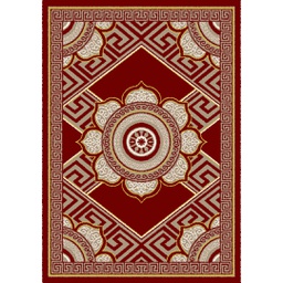 AZHAR 98870 (Rectangulaire, 190X270, BORDEAUX)