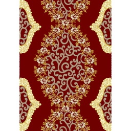 AZHAR 98820 (Rectangular, 190X270, BORDEAUX)
